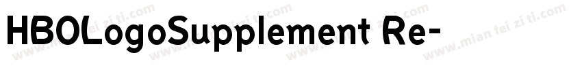 HBOLogoSupplement Re字体转换